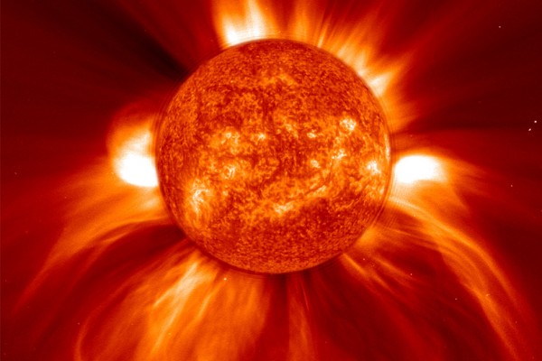 A coronal mass ejection event on our Sun. Image credit: NASA.