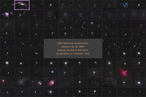 Image credit: Rich Richins, of all 110 Messier objects (in no particular order).