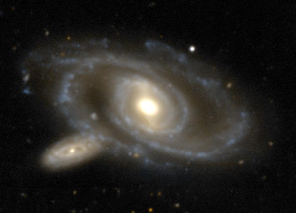 Image credit: Sloan Digital Sky Survey / William Keel, of NGC 3861.