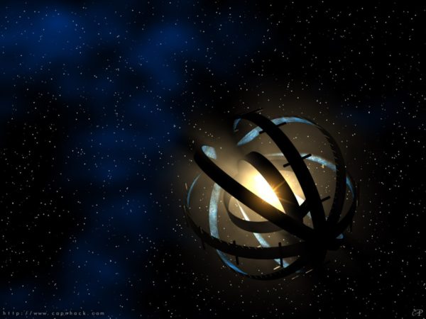 Image credit: public domain art by CapnHack, via http://energyphysics.wikispaces.com/Proto-Dyson+Sphere.