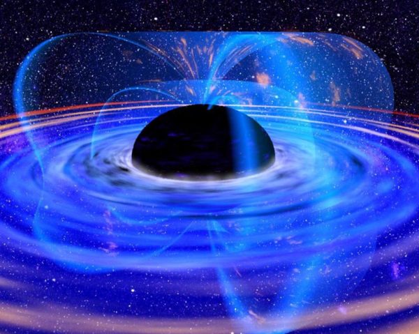 The event horizon of a black hole is a spherical or spheroidal region from which nothing, not even light, can escape. But outside the event horizon, the black hole is predicted to emit radiation. Image credit: NASA; Jörn Wilms (Tübingen) et al.; ESA.