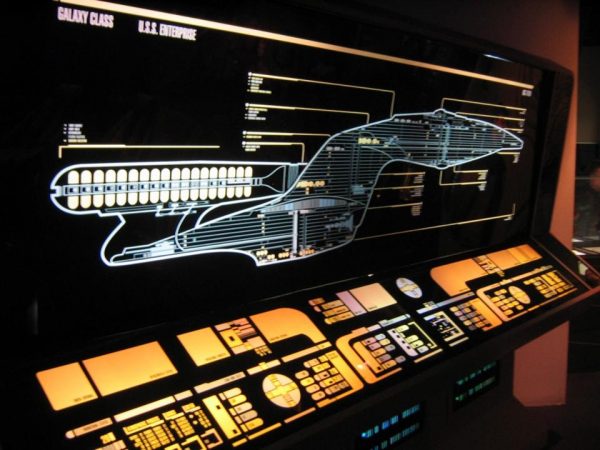 The warp drive system on the Star Trek starships was what made travel from star to star possible. Image credit: Alistair McMillan / c.c.-by-2.0.