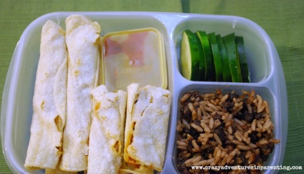 baked-chicken-taquitos-beans-and-rice