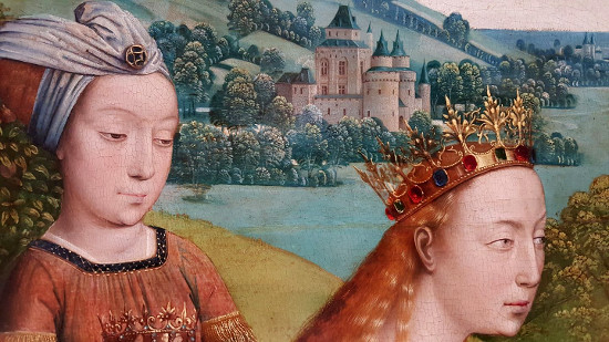 Royal Museums of Fine Arts of Belgium. Virgo inter virgines, 1475-1500.