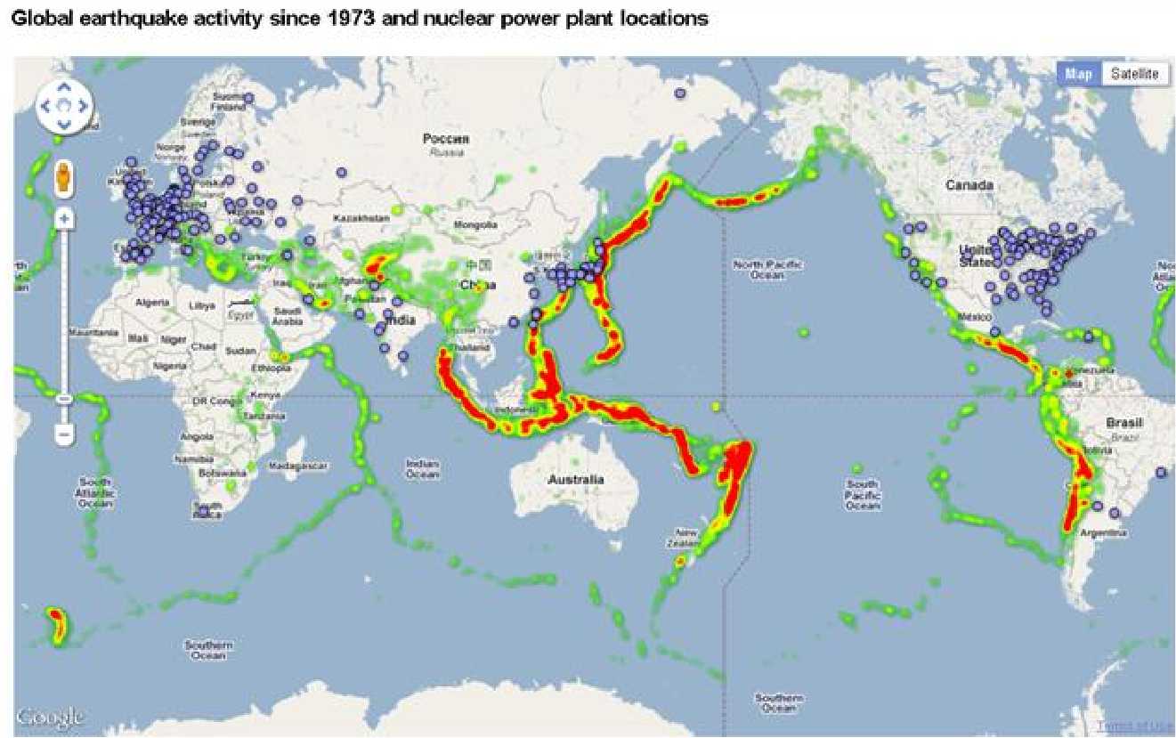 Earthquake Zones and Nuclear Power Plants A Clarion Call