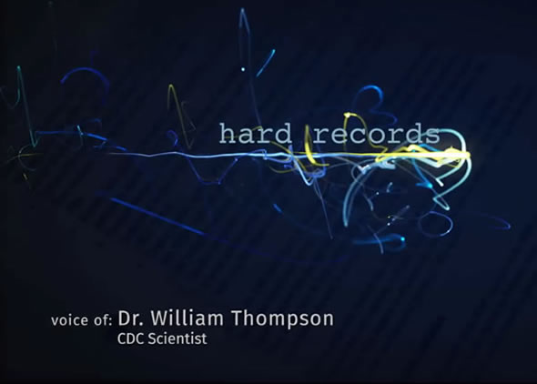 Quoth William Thompson, a.k.a. the "CDC whistleblower": "Help, I'm a squiggle! Why am I a squiggle?"