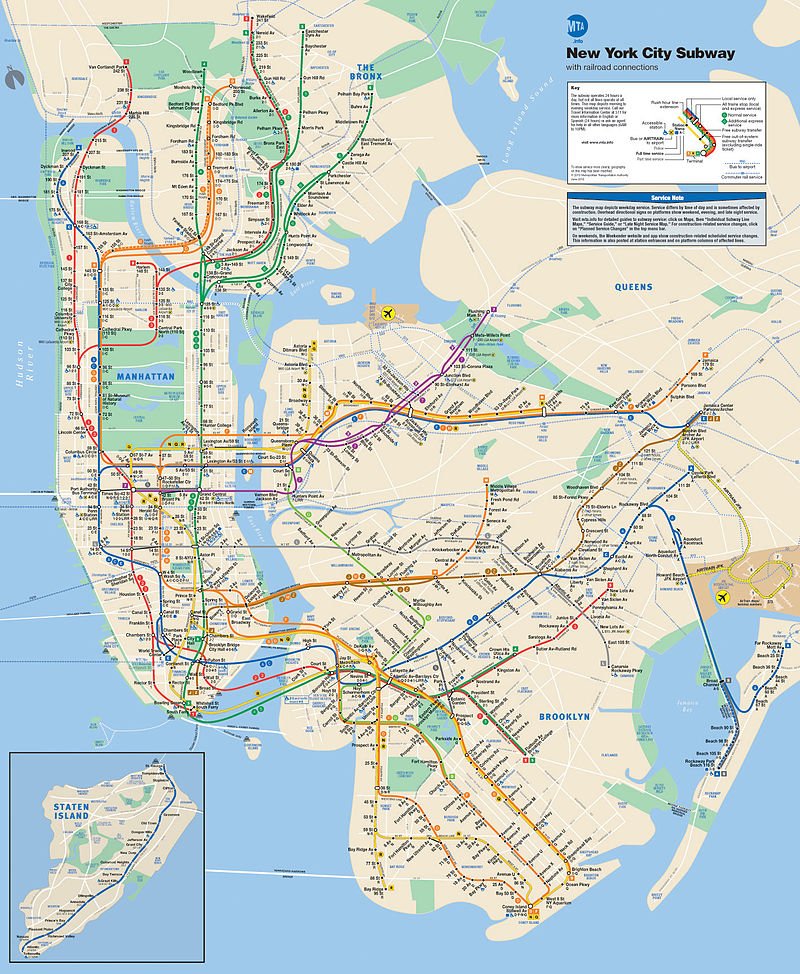 Official New York City Subway Map