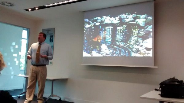 Me, speaking at the Bristol Festival of Ideas at the IOP Publishing offices.
