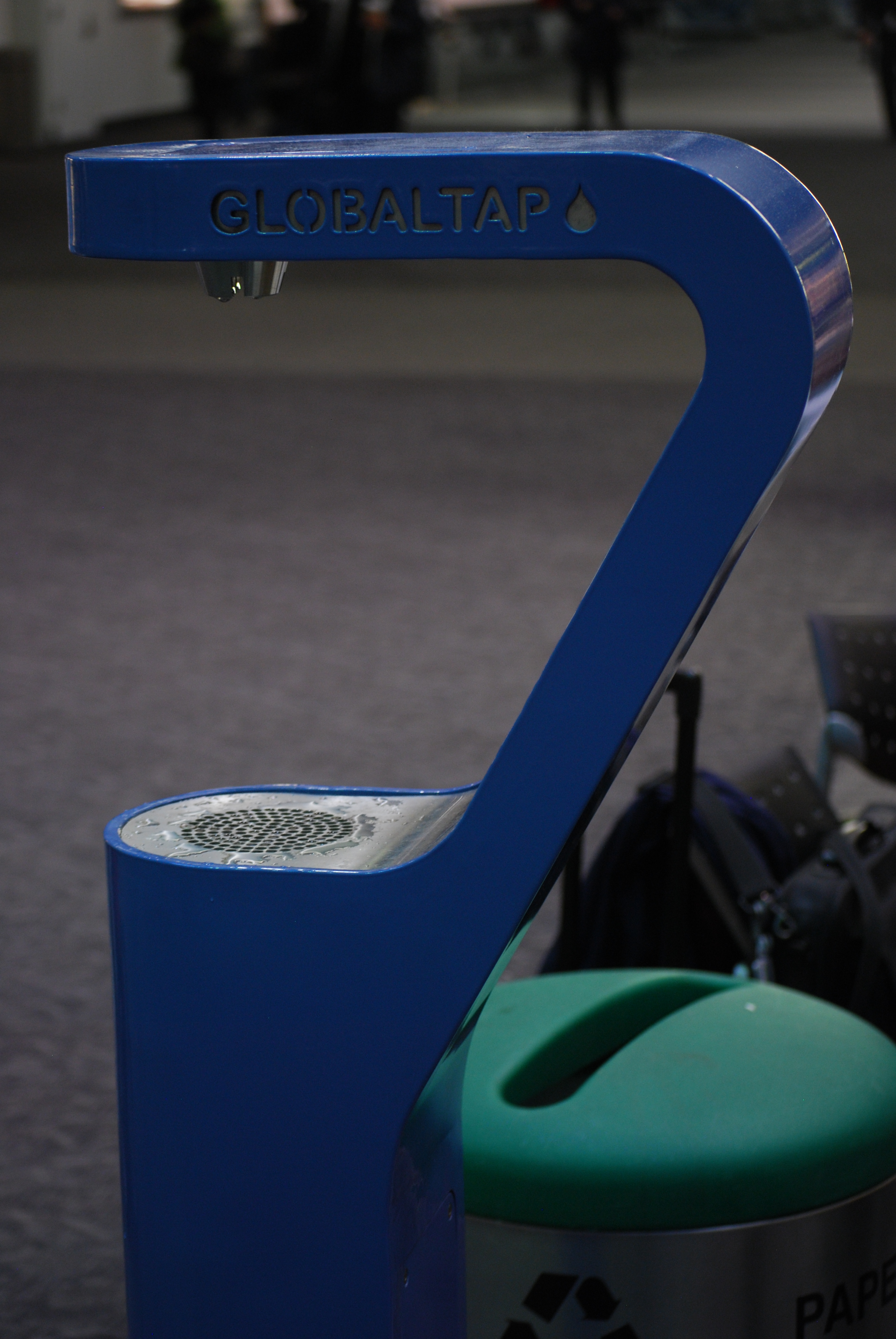 GlobalTap Fountain at the San Francisco Airport. (Source: P.Gleick 2013)