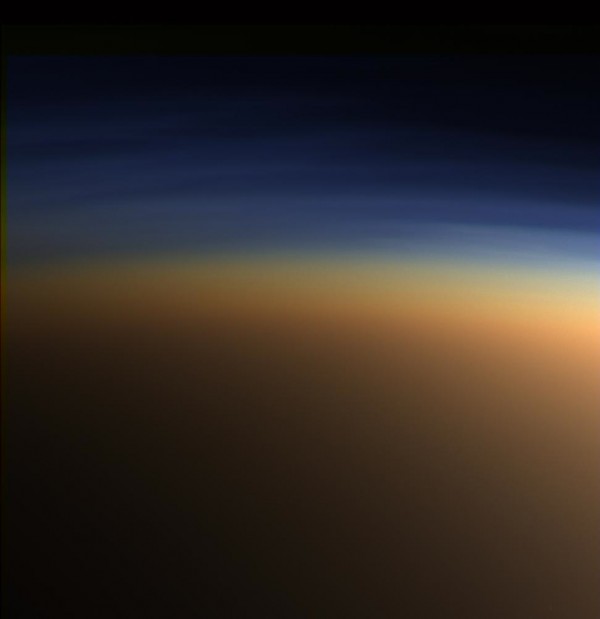 Upper atmospheric haze of Titan
