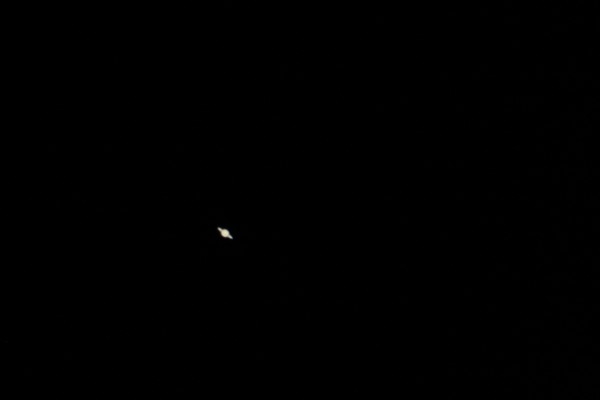 Saturn from an amateur, 8" telescope