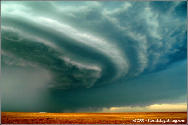 Supercell storm in Colorado