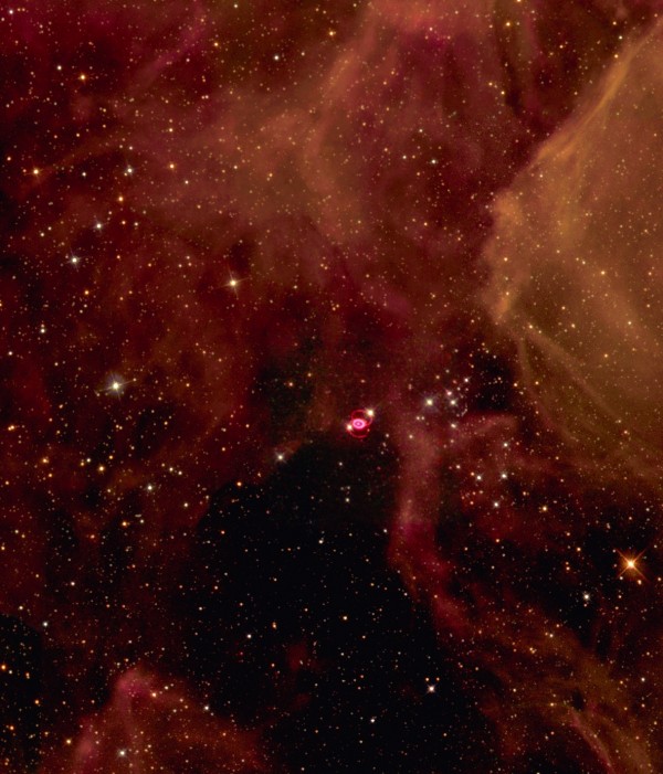 1999 image of SN 1987a, from HST