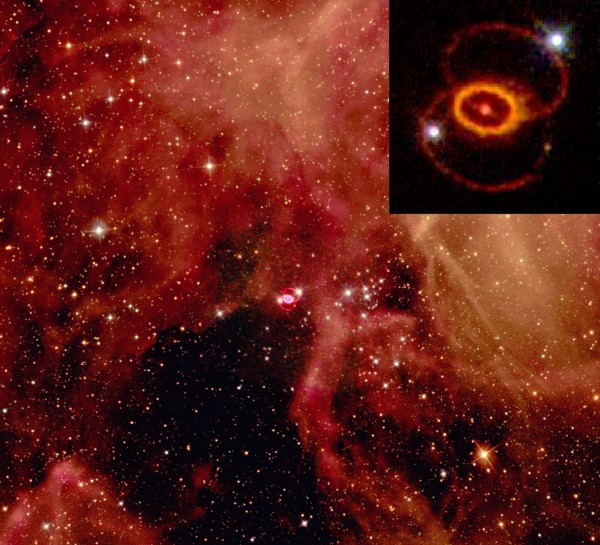 Supernova 1987A, in the Large Magellanic Cloud