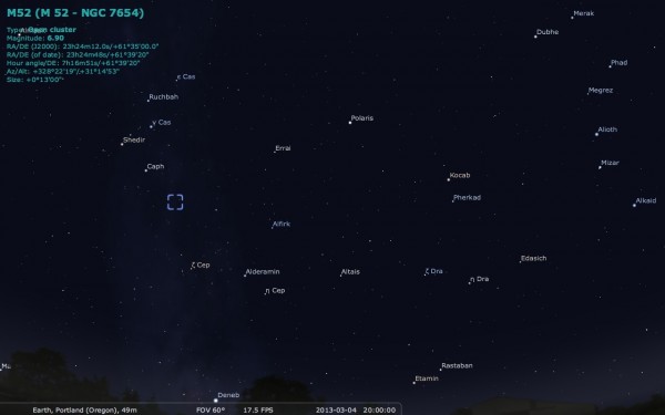 Image credit: Me, using the free software Stellarium, via http://stellarium.org/.