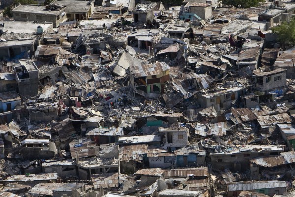 Image credit: the 2009 Haiti earthquake, via http://peaceandloveinternational.com/. 