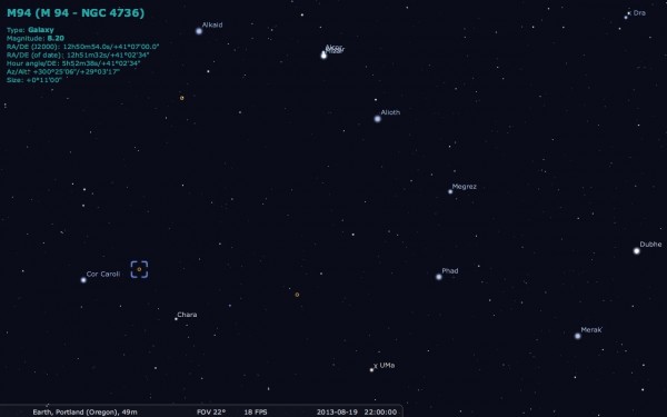 Image credit: me, created with the free software Stellarium, via http://stellarium.org/.