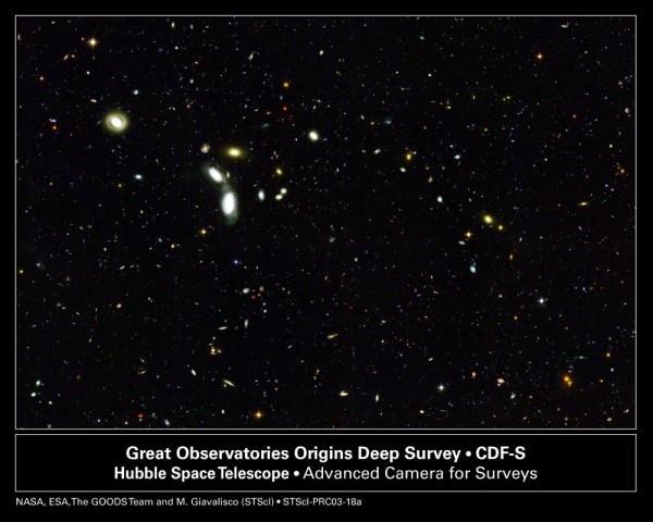 Image credit: NASA, ESA, the GOODS team and M. Giavalisco (STScI).
