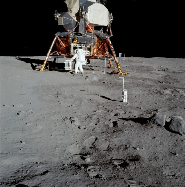 Image credit: NASA / Apollo 11, photo by Neil Armstrong.