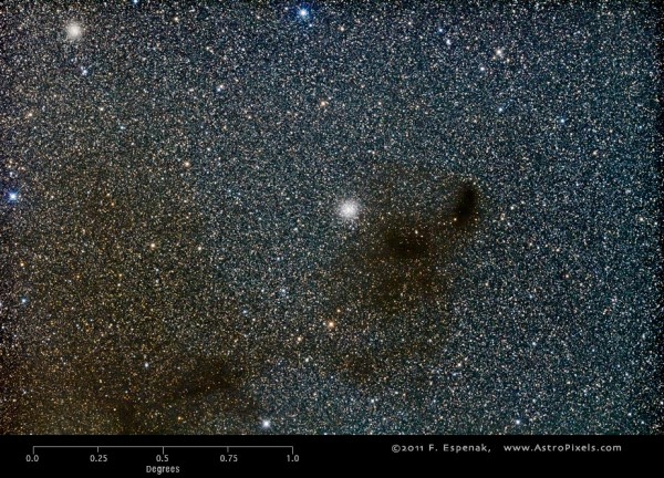 Image credit: © Copyright 1970 — 2014 by Fred Espenak, via http://astropixels.com/globularclusters/M9-01.html.