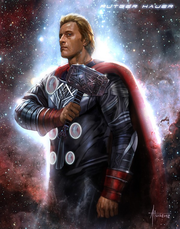 Image credit: Alex Tuis, via http://a.tuis.free.fr/SuperHero.html, of Rutger Hauer as Thor.