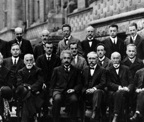 Image credit: Benjamin Couprie, Institut International de Physique de Solvay, of the 1927 Solvay Conference.