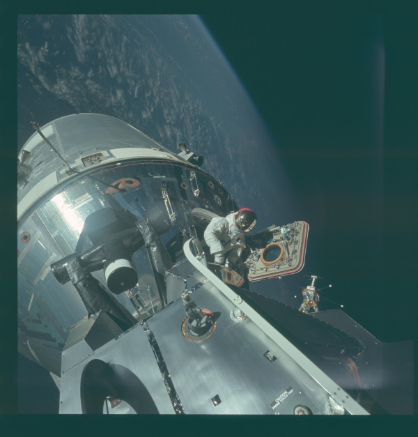 Image credit: NASA / Apollo 9, via https://www.flickr.com/photos/projectapolloarchive/albums/72157659042210300.
