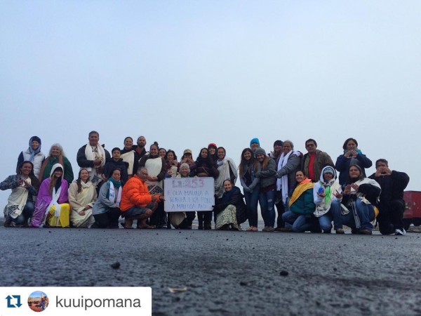 Image credit: the Protect Mauna Kea instagram account, via https://www.instagram.com/p/-16cNPPwJM/.