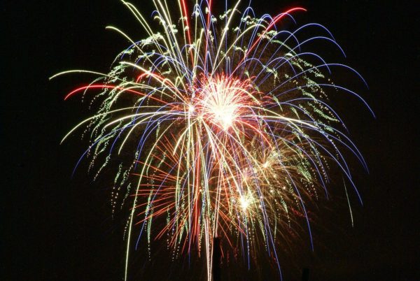 Image credit: Wikimedia Commons user Draper, of fireworks in Prescott Valley, AZ.
