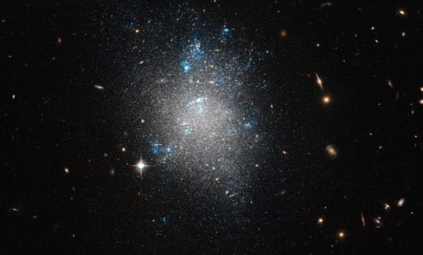 Image credit: ESA/Hubble & NASA, of dwarf galaxy NGC 5477.