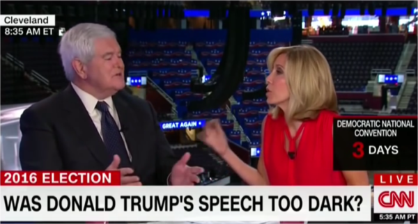 Screenshot from the Alisyn Camerota / Newt Gingrich interview on CNN. Full interview available here: https://www.facebook.com/AlisynCamerota/videos/10153845308112547/.