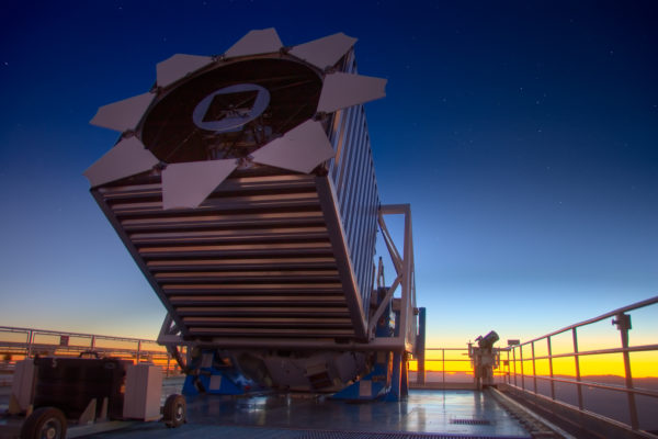 The Sloan Digital Sky Survey telescope. Image credit: David Kirkby.
